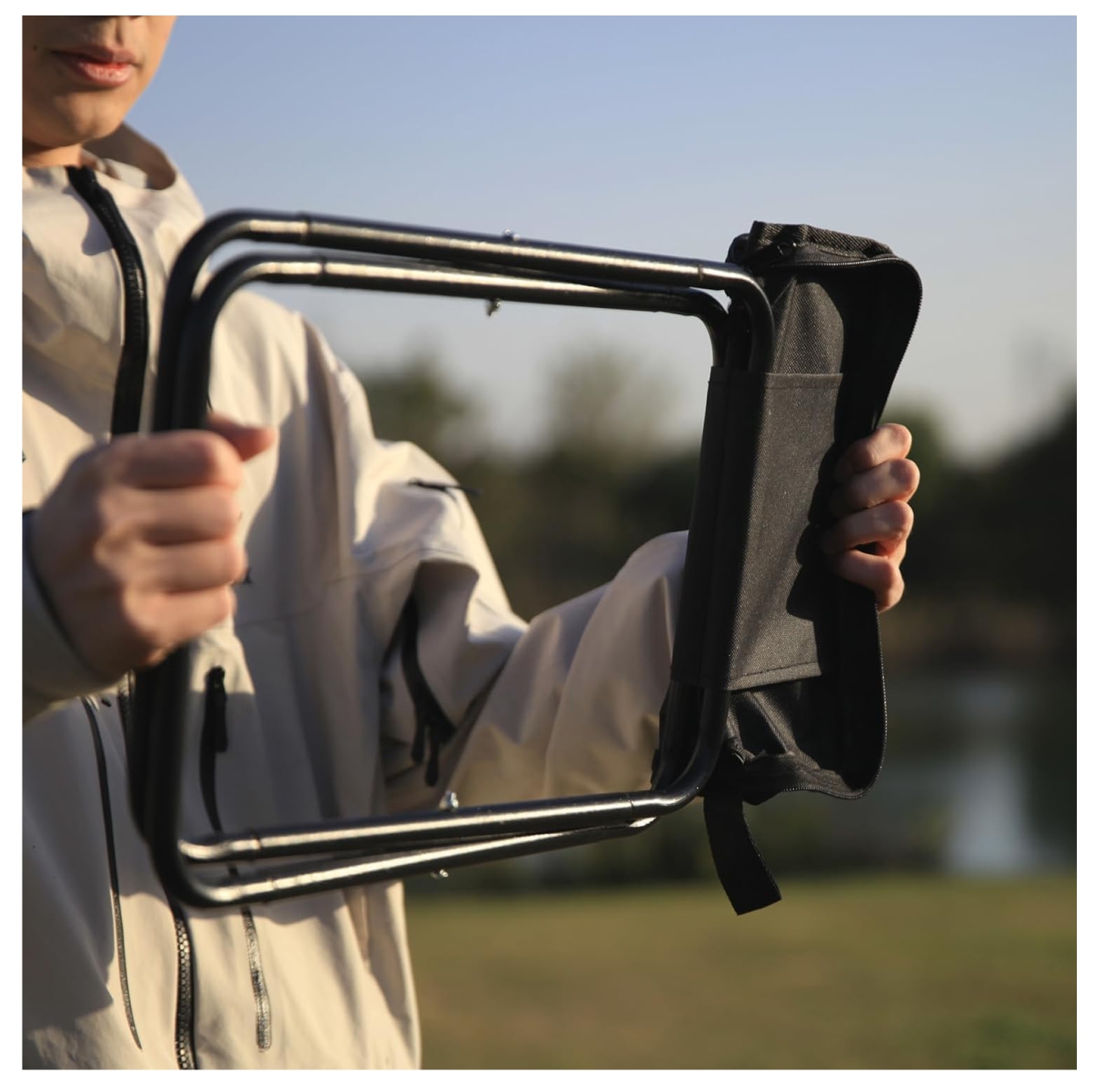 Silla Camping Plegable Portatil Taburete